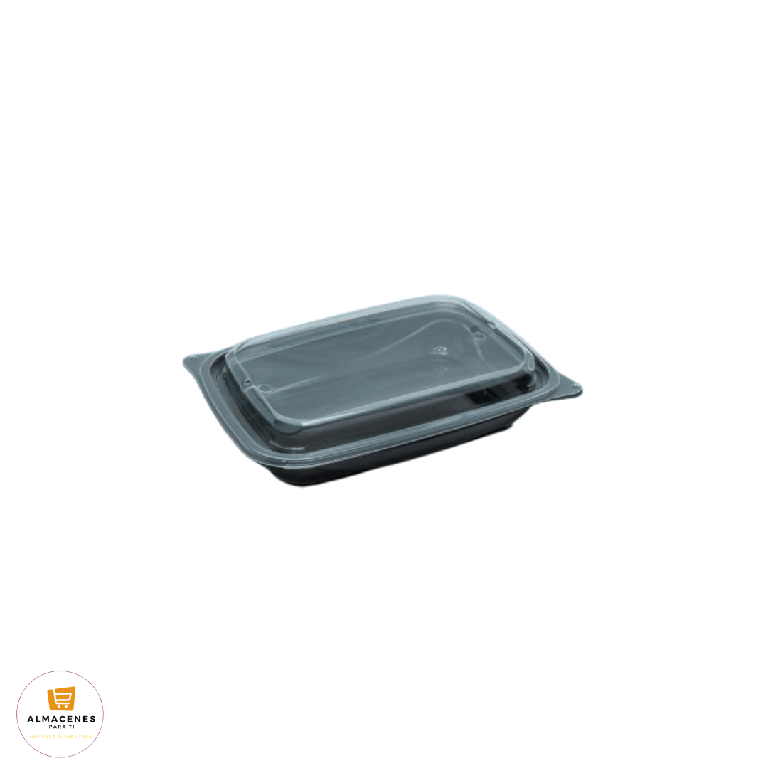 Contenedor Reutilizable Rectangular ProToGo 32 Oz Bajo 100 Unidades